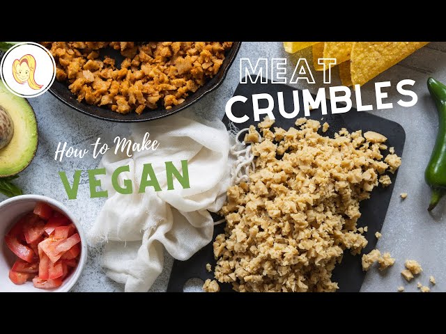 Meatless Crumbles | easy, plant-based, vegan