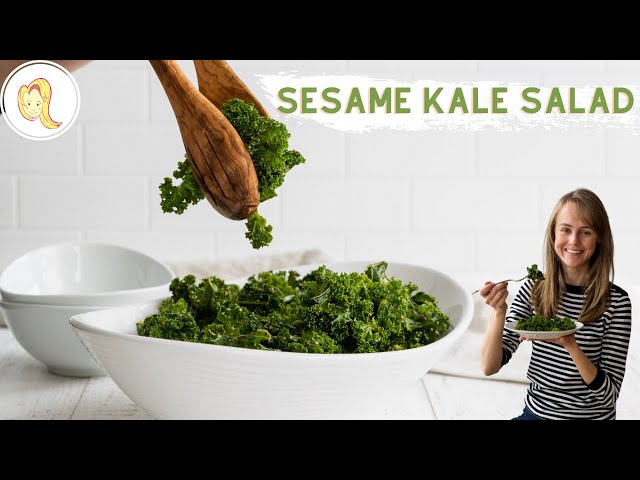 Quick and Easy Sesame Kale Salad