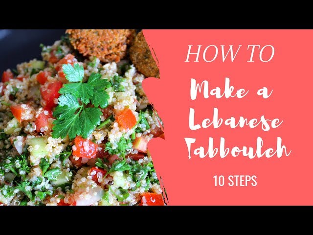 🥗 Super Easy Lebanese Tabbouleh Recipe