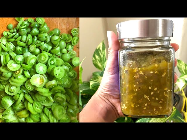 Green Tomato Jam Recipe