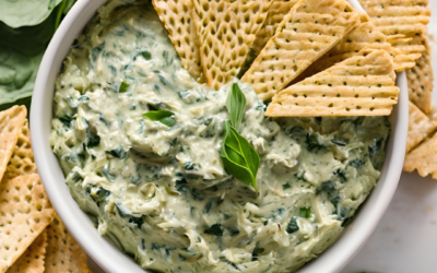 Plant-Based Artichoke Spinach Dip