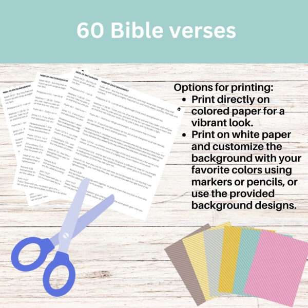 DIY Bible Verse Jar for Parents - Color Coded Bible Verses for Parents - Image 2